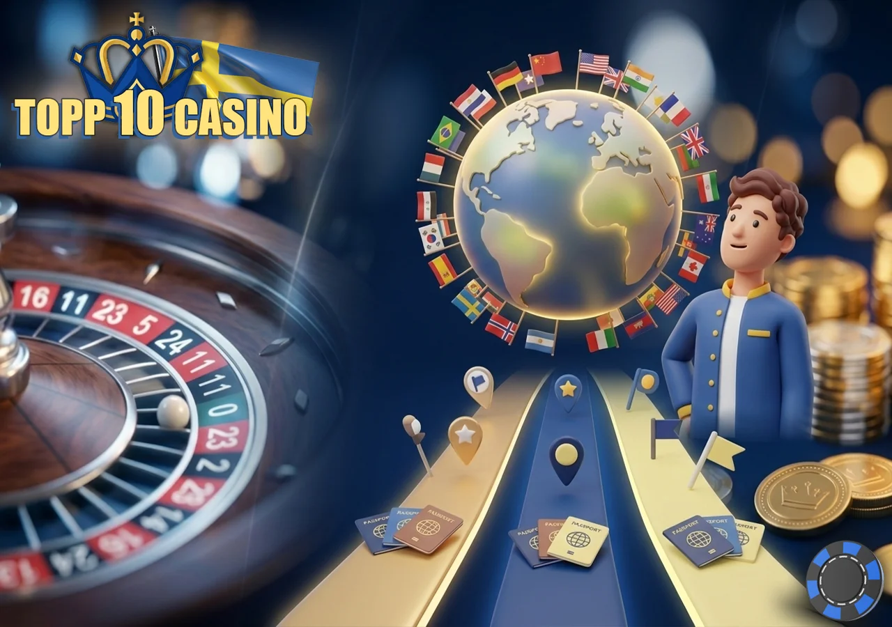 Information om casinon som opererar utan svensk licens.